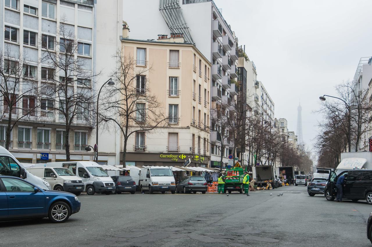 Vintage, F3 Avec Terrasse, Villa Saint Charles 파리 외부 사진